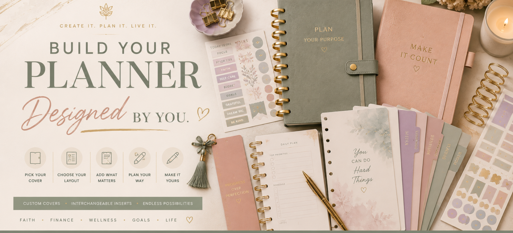 Build Your Planner | Custom Planners Designed By You