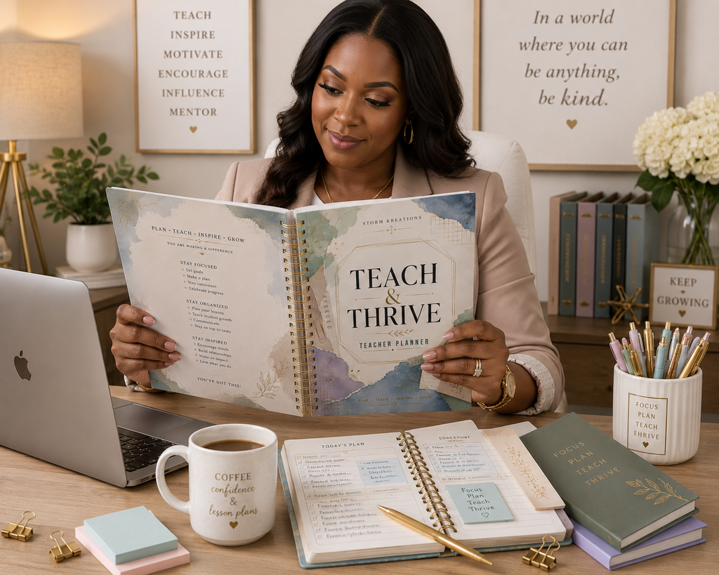 TEACH & THRIVE TEACHER PLANNER